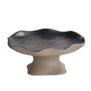 Lotus Leaf Dim Sum Plate by Axyaa: Elegant Chinese Tea Snack Tray