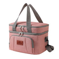 Axyaa Double Layers Tote Cooler Lunch Bag for Travel & Picnic, Large Capacity, Shoulder Strap