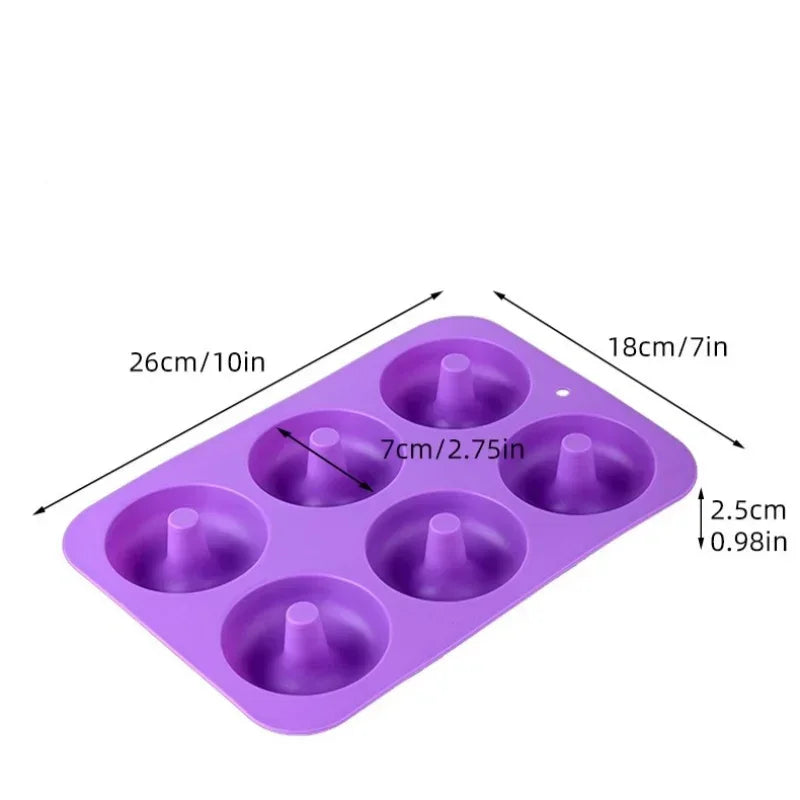 Silicone Donut Mold Cupcake Mould Baking Tool, Axyaa Bakeware Kitchen Accessories