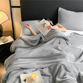 Axyaa Double Layer Milk Velvet Blanket: Warm Plush Throw for Sofa, Bed, & Nap