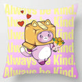 Axyaa Cartoon Print Designer Pillow Cases: Lankybox Series Home Decor Cushion Cover