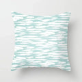 Axyaa Mint Green Geometric Print Lumbar Pillowcase