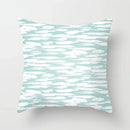 Axyaa Mint Green Geometric Print Lumbar Pillowcase