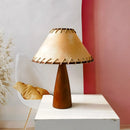 Axyaa Solid Wood Table Lamp: Retro Chinese Style Bedside Lamp