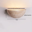 Axyaa Yellow Travertine LED Wall Lamp Nordic Modern Stair Home Lighting