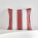 Axyaa Striped Tassel Pillowcase – Red White Plain Cojines Cover