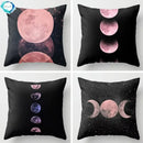 Axyaa Moon & Sun Decorative Pillow Case for Home Sofa Chair Decor