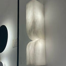 Axyaa Marble Accent Wall Sconce for Elegant Living Spaces