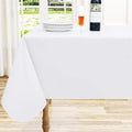 Axyaa Waterproof Vinyl Tablecloth: Easy Clean Table Cover for Dining, Parties, Camping