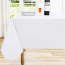 Axyaa Waterproof Vinyl Tablecloth: Easy Clean Table Cover for Dining, Parties, Camping