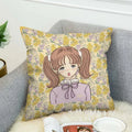 Axyaa Decorative Pillowcases for Sofa and Car, Fall-Inspired Design