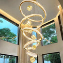 Axyaa Modern Pendant Light LED Chandelier Ceiling Lamp for Indoor Dining Room