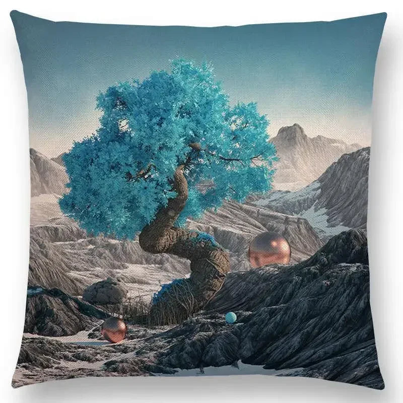 Vivid Axyaa 3D Print Spar Metal Sofa Cushion Cover Suite