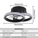 Axyaa Acrylic LED Chandelier Pendant Light Modern Nordic Style Design for Bedroom Cloakroom
