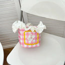 Axyaa Butterfly Cartoon Desktop Storage Basket Square Organizer