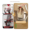 Axyaa Dustproof Makeup Brush Holder with Lid: Vanity Cosmetics Organizer
