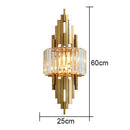 Axyaa Crystal Wall Sconce Light for Living Room & Hallway
