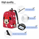 Axyaa Mickey Mouse Minnie Backpack for Primary School Student