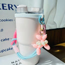 Axyaa Silicone Sling Holder for 6-10cm Tumbler Strap, Suitable for Stanley 30oz/40oz Cup