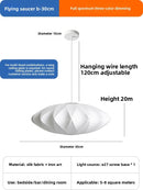 Axyaa Alien Silk Chandelier: Modern Nordic Luxury LED Light for Home