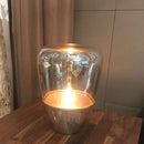 Axyaa Modern Nordic Glass LED Table Lamp for Home Office Bedroom Living Room