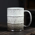 Axyaa Oil Drum Ceramic Coffee Cup Set - Large 600ML Capacity Home Decor