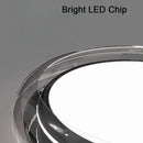 Axyaa Modern Led Ceiling Light - Black/Amber Round 50cm Lighting Fixture