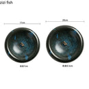 Axyaa Retro Ceramic Dessert Plate Set of 2