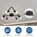 Axyaa Nordic Six Head LED Surface Spotlight for Indoor Lighting