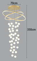 Axyaa Modern LED Pendant Chandeliers for Home Staircase Decor