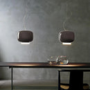 Axyaa Glass Pendant Chandelier for Dining Room and Bedroom - Modern Hanging Light