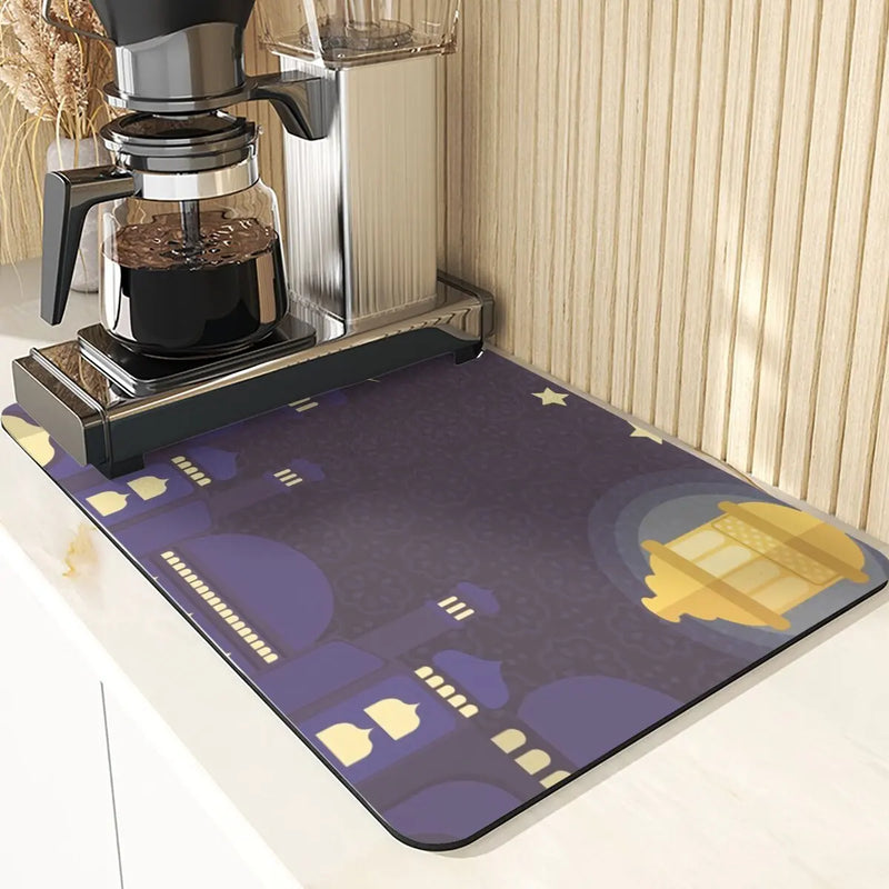 Axyaa Silicone Placemat Dish Table Mats Architecture Printing