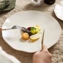 Axyaa Beige Ceramic Irregular Plate Set - Creative Molecular Cuisine Tableware