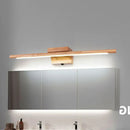 Nordic Wood LED Mirror Lights for Modern Bathroom and Dressing Room by Axya