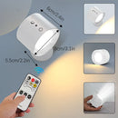 Axyaa Double Head Wall Lamp Touch Control USB Rechargeable Night Light