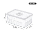 Axyaa Fridge Organizer Food Storage Containers Kitchen Fresh Baskets Refrigerator Box