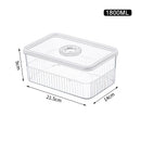 Axyaa Fridge Organizer Food Storage Containers Fresh Fruit Baskets Refrigerator Kitchen Organizer