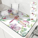 Axyaa Watercolor Drying Mat Absorbent Placemat Anti Slip Cup Table Mats
