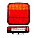 Axyaa LED Tail Lights: Waterproof, High Brightness, Durable Rear Lamps for Trucks, Trailers & Caravans - 2PCS