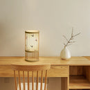 Axyaa Bamboo Woven European Style Small Table Lamp for Bedroom Bedside