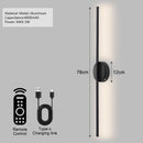 Axyaa Touch Switch LED Wall Sconce with USB, Dimmable, Wireless, Rechargeable