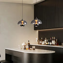 Axyaa Nordic Glass Pendant Light for Bedroom Suspension Living Room LED Chandelier