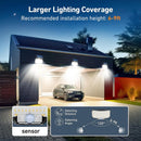 Axyaa Super Bright Solar Motion Sensor LED Garden Wall Lamp