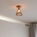 Axyaa Amber Glass LED Ceiling Lights Home Decoration Kitchen Restaurant Modern Ceiling Lamp