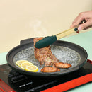 Axyaa Stainless Steel Barbecue Tongs for Home Kitchen Grilling Buffet Clips