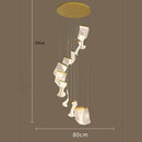 Axyaa Nordic Dining Room Chandelier Ceiling Light Stair Interior Lighting