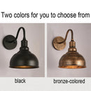 Axyaa Loft Retro Industrial Wall Lamp for Restaurant Corridor Balcony, Minimalist Iron Garden Light