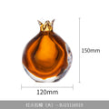 Axyaa Pomegranate Glass Vase Flower Arrangement Desktop Ornament