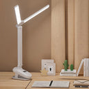 Axyaa Double-headed Clip Table Lamp: Touch Control Dimmable Light for Reading, Bedroom, Study