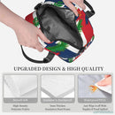 Axyaa Dominican Republic Flag Insulated Lunch Bag for Work, School, and Picnics